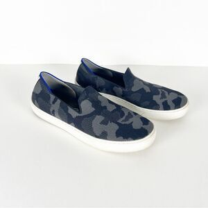 Rothy's The Sneaker Original Slip On Sneaker in Gray Camo Size 8